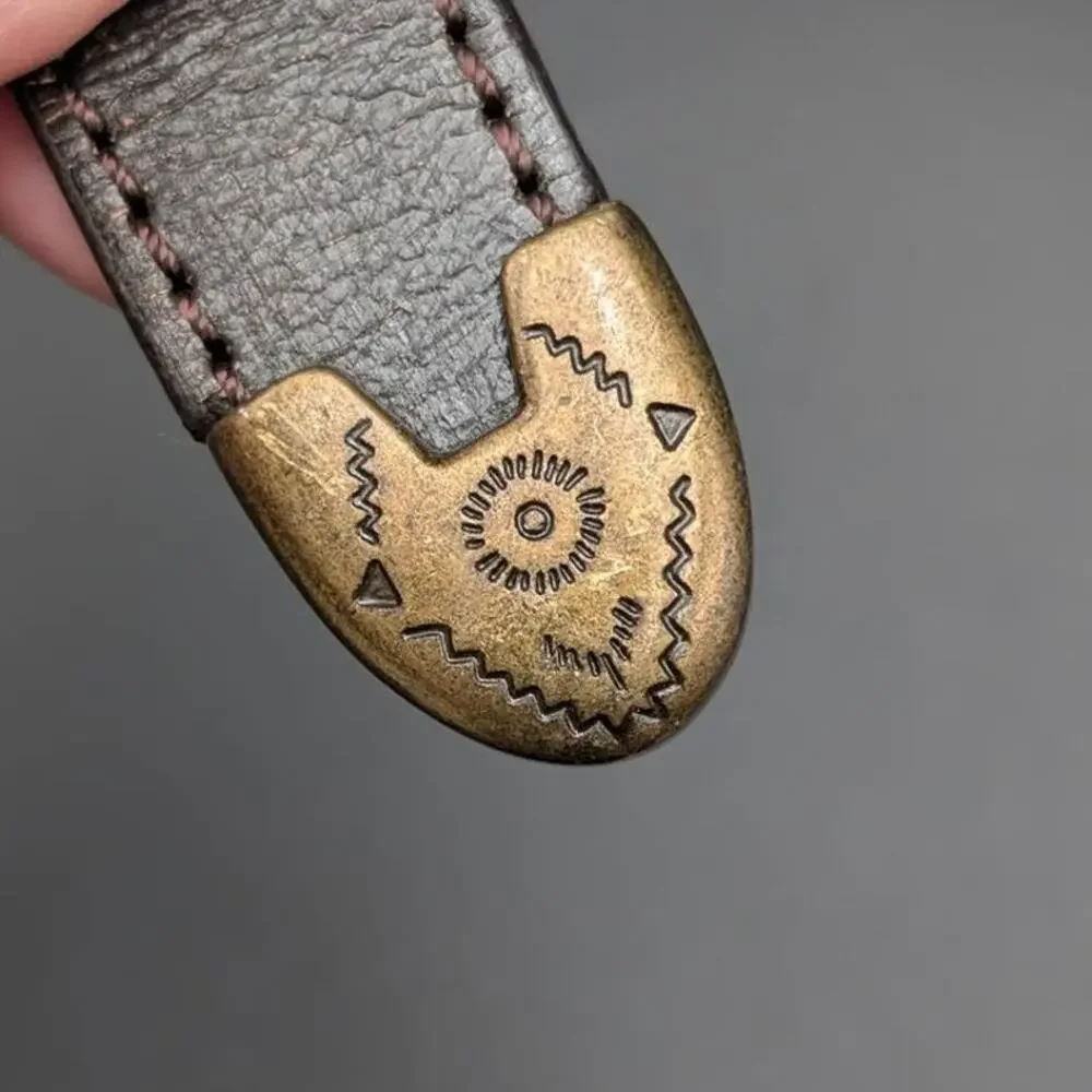 Wide Stetson Belt Womens L Brown Distressed Full Grain Leather Western Rodeo